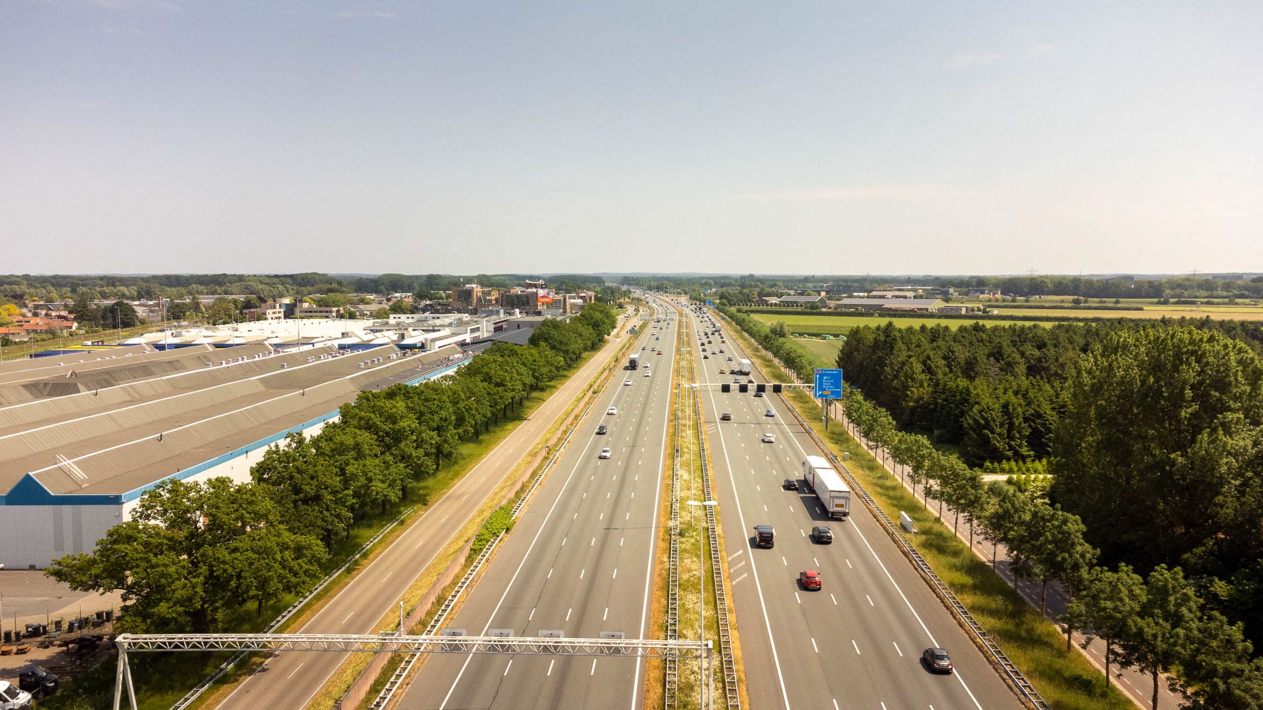 Bovenaanzicht A12 Bunnik