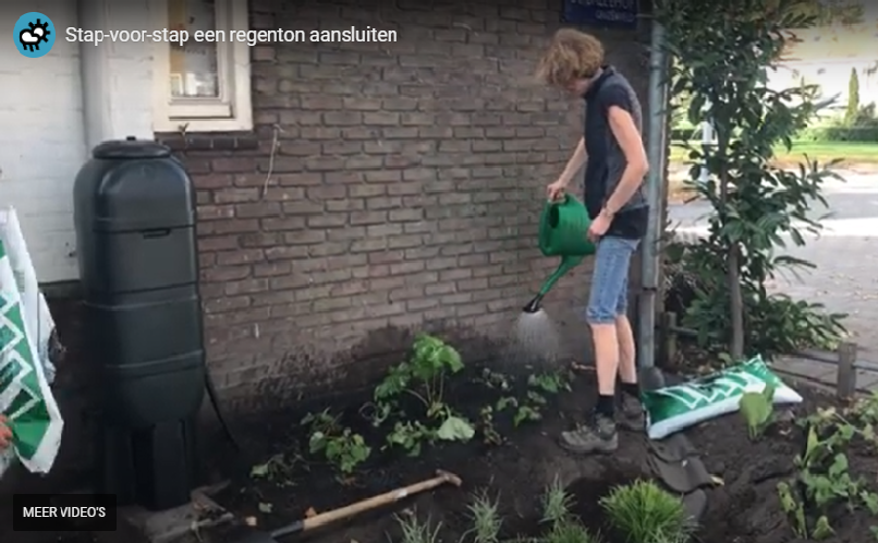 video aansluiten regenton