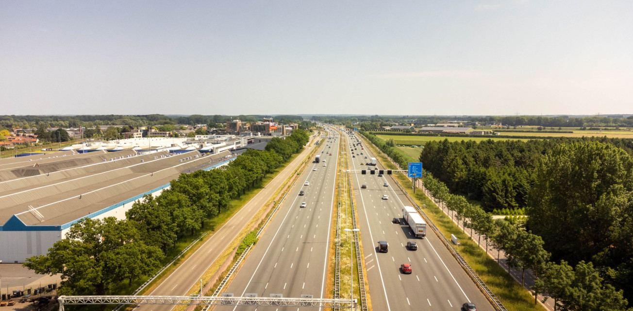 snelweg werkgebied odru